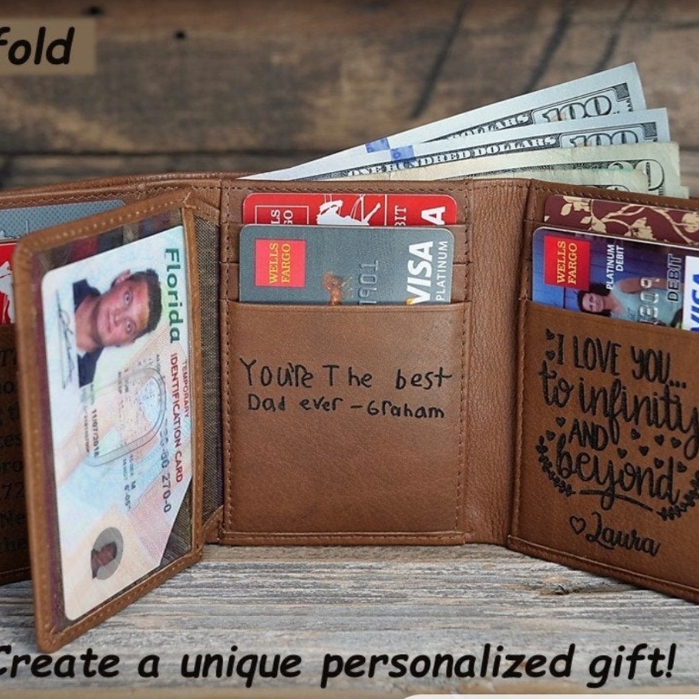 Men’s Custom Wallet. BRAND NEW